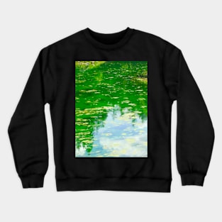 Lake with Algae Crewneck Sweatshirt